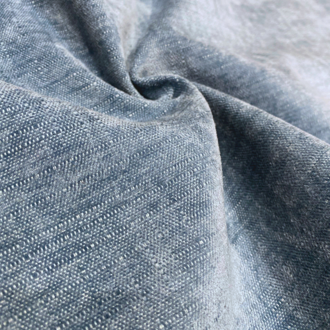 Tela Antifluido chenille-Azul sky.