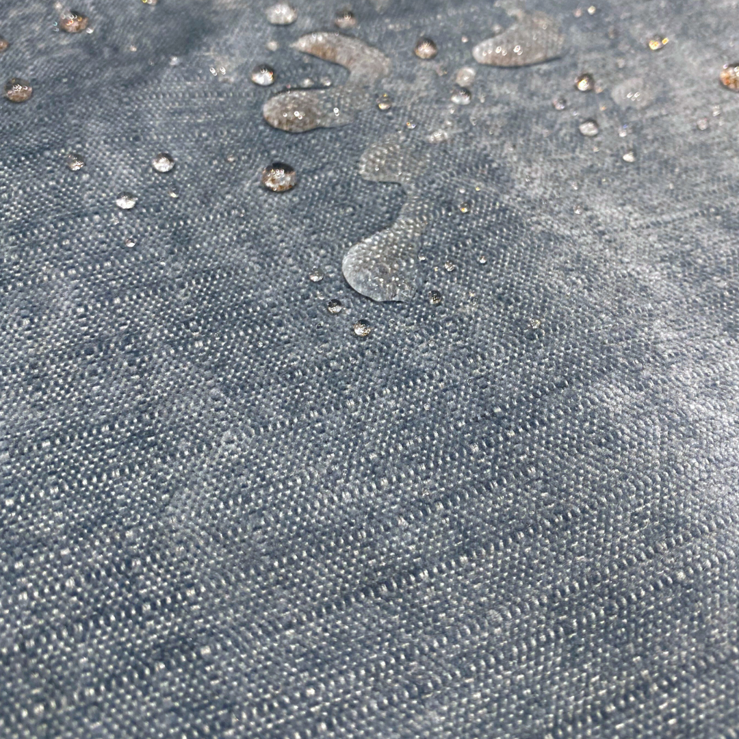 Tela Antifluido chenille-Azul sky.