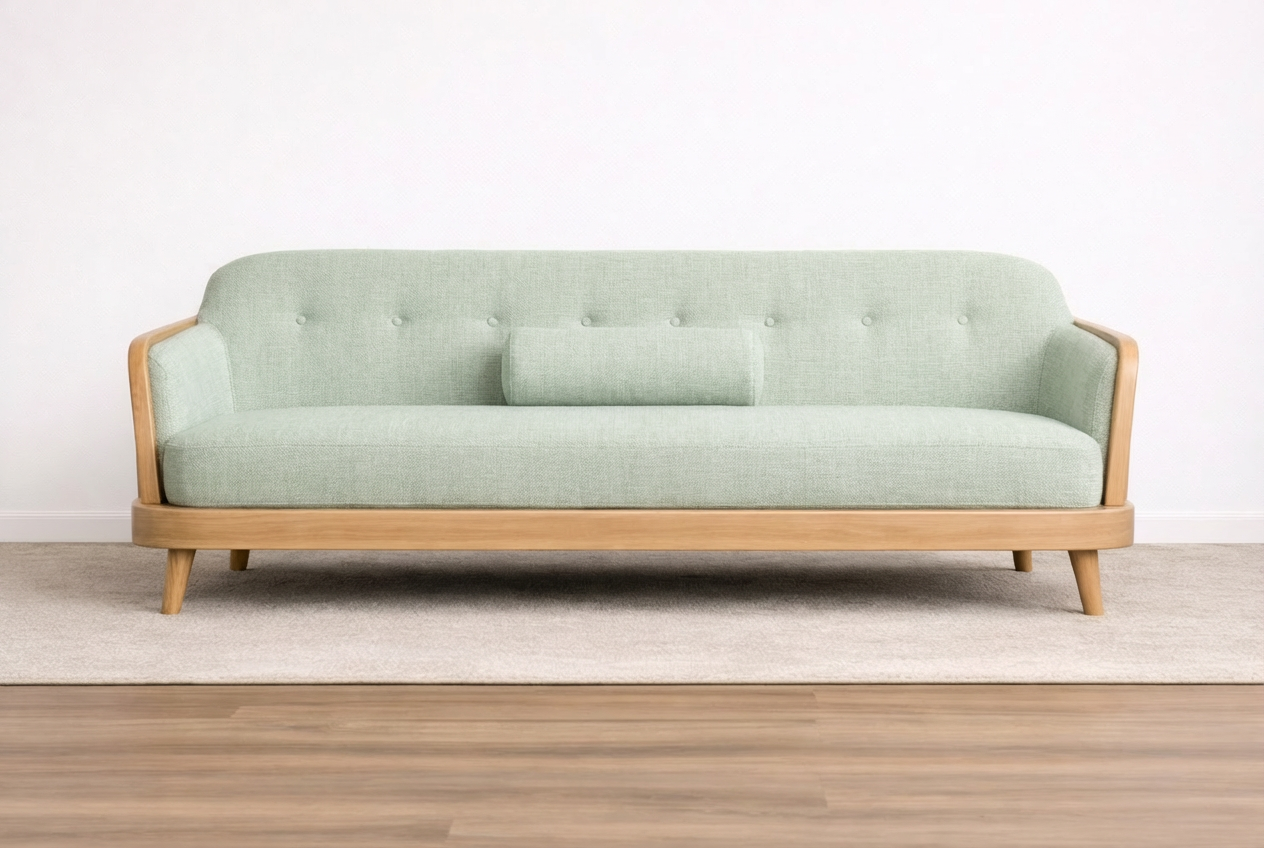 Tela antifluido chenille-Verde Menta
