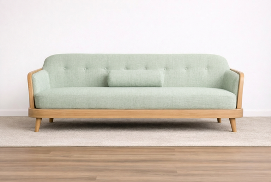 Tela antifluido chenille-Verde Menta