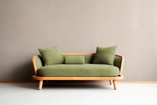 Tela Antifluido Chenille- Verde Spring.